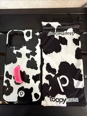 Loopy Original iPhone 13 Pro Max Cowprint Matte Righty
